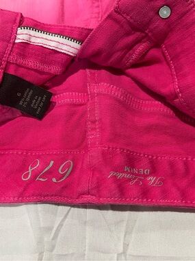 The Limited Hot Pink Denim Jeans with Branded Interior